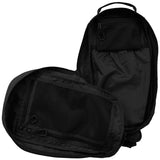 highlander scorpion gearslinger 12l black backpack open