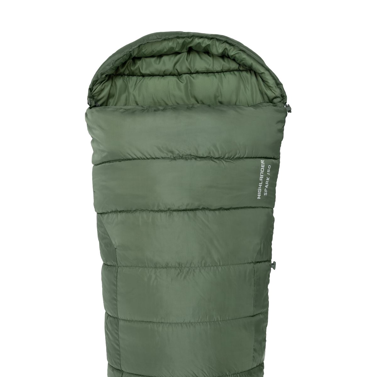 Highlander Phoenix Flame 400 Mummy Sleeping Bag Olive Green