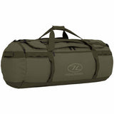 highlander storm kit bag 120 litre olive green holdall