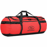 highlander storm kit bag 120 litre red holdall
