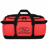 highlander storm kit bag red 65L side view