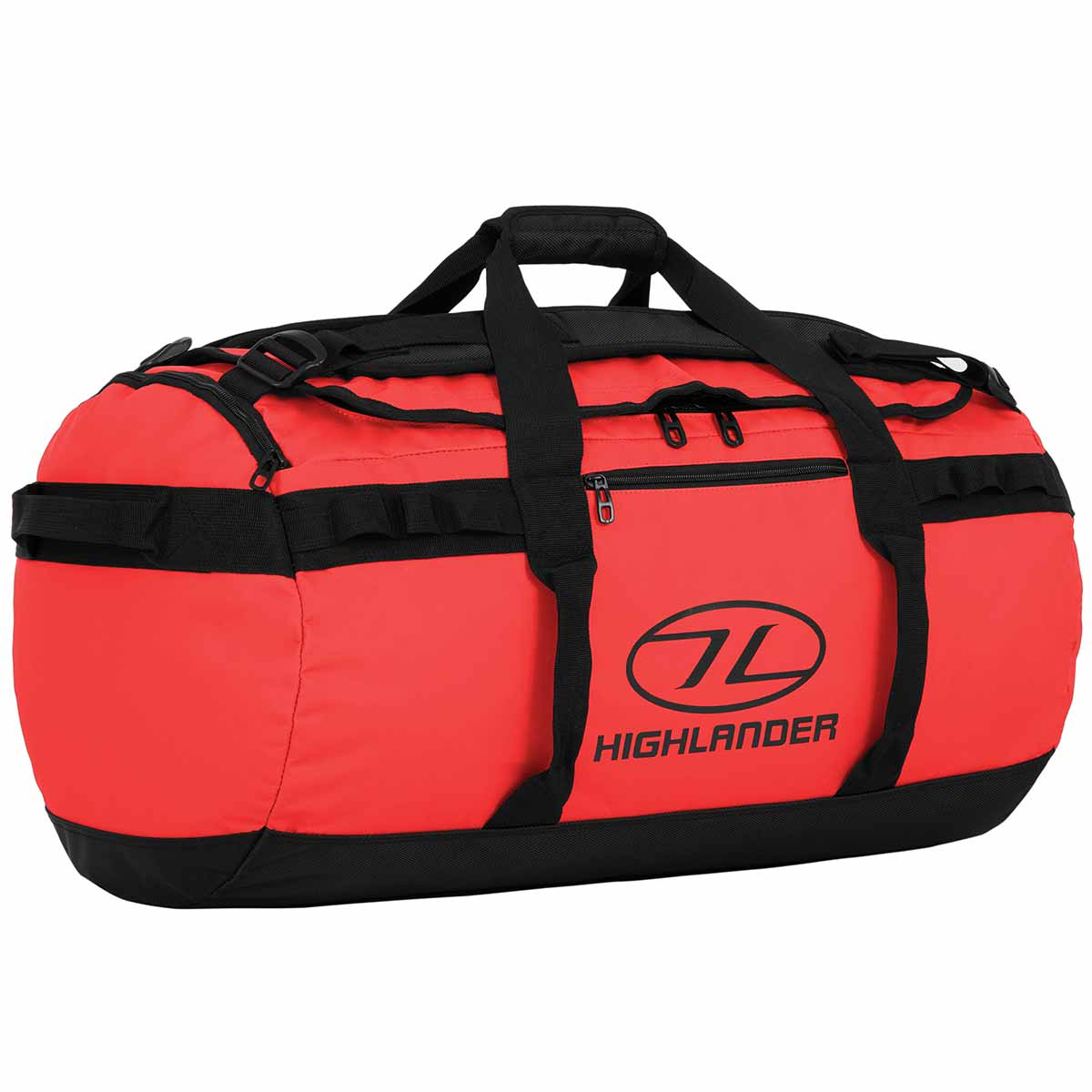 highlander storm kitbag 65 litre red holdall