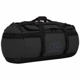 highlander storm kit bag 90 litre black holdall