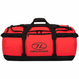 highlander storm kitbag 90 litre red holdall
