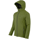 highlander stow & go waterproof jacket green