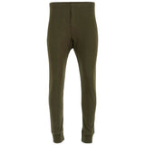 highlander thermal long johns olive green front view