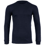 highlander thermal long sleeved vest navy blue front