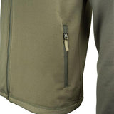 hiking jack pyke ashcombe technical fleece jacket green zip pocket