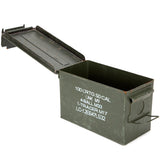 hinge lid green genuine issue used grade 1 50 cal ammo box