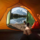 inner view of vango scafell 300 3 man tent pamir green