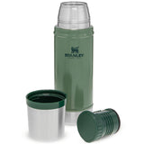 insulated lid stanley classic vacuum bottle flask hammertone green 470ml