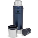 insulated lid stanley classic vacuum bottle flask nightfall blue 750ml