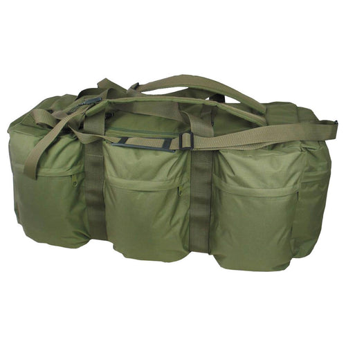 kombat 100 litre assault holdall olive green