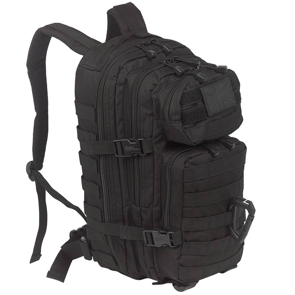 Kombat 28L Black MOLLE Assault Pack - Free Delivery | Military Kit