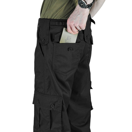 Buy ASC Mens Black Army Cotton Cargo Pants at Amazonin