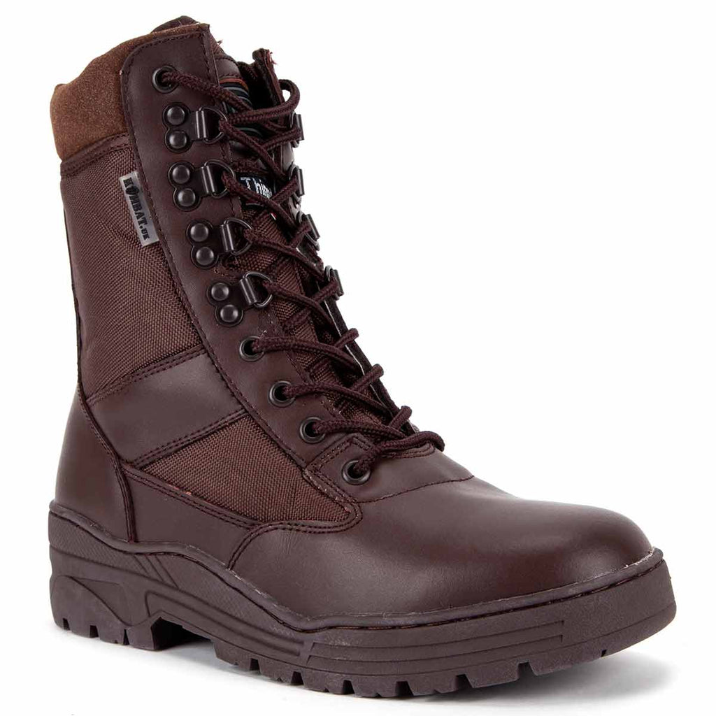 Leather sales patrol boots
