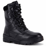 kombat full leather patrol boots black