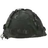 black camo m1 army helmet