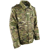 kombat kids btp camo combat jacket angle