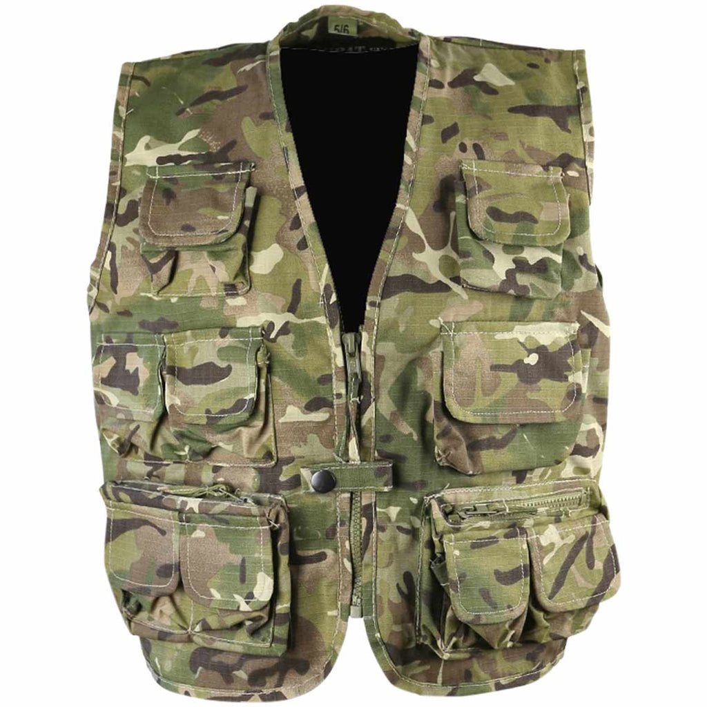 Kids Army Camo Tactical Vest Free Delivery Military Kit