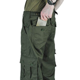 kombat olive green combat cargo trousers button closure pockets