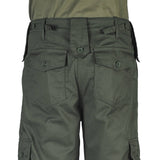 kombat olive green combat cargo trousers rear