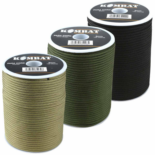  Mainaisi 50FT 3mm Paracord 33 Color Parachute Cord