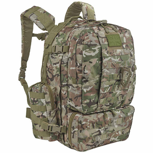 Sac à dos tactique noir Kombat Tactical Viking 60 Litres - SD