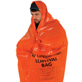 lifesystems survival bag being worn