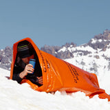 lifesystems survival bag in snow conditions