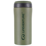 lifeventure matt khaki thermal mug