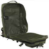 main compartment brandit olive green us cooper lasercut rucksack large