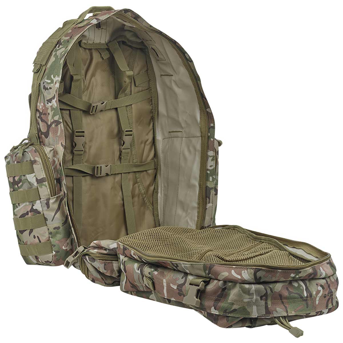 Kombat Viking 60L MOLLE Patrol Pack BTP Camo | Military Kit