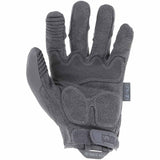 palm of mechanix m-pact glove wolf grey