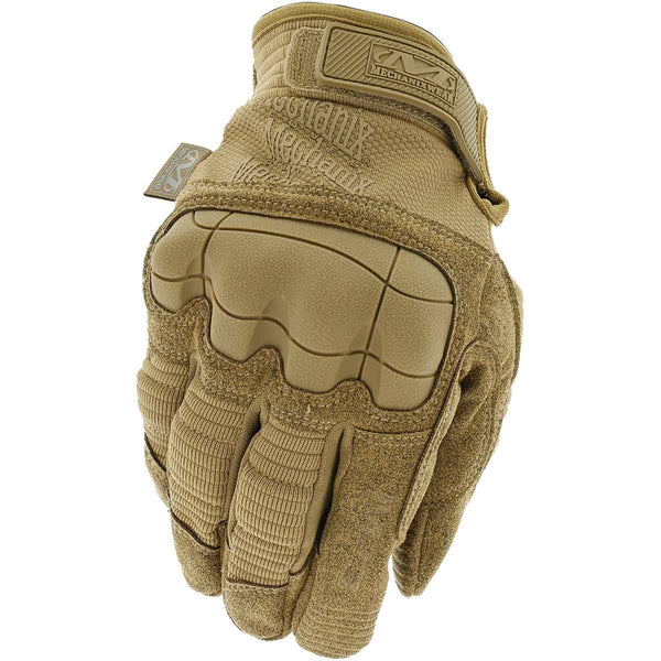 Mechanix M-Pact Coyote Fingerlose Taktische Handschuhe Größe M – Mit Stoßschutz Nach EN 13594 (braun)