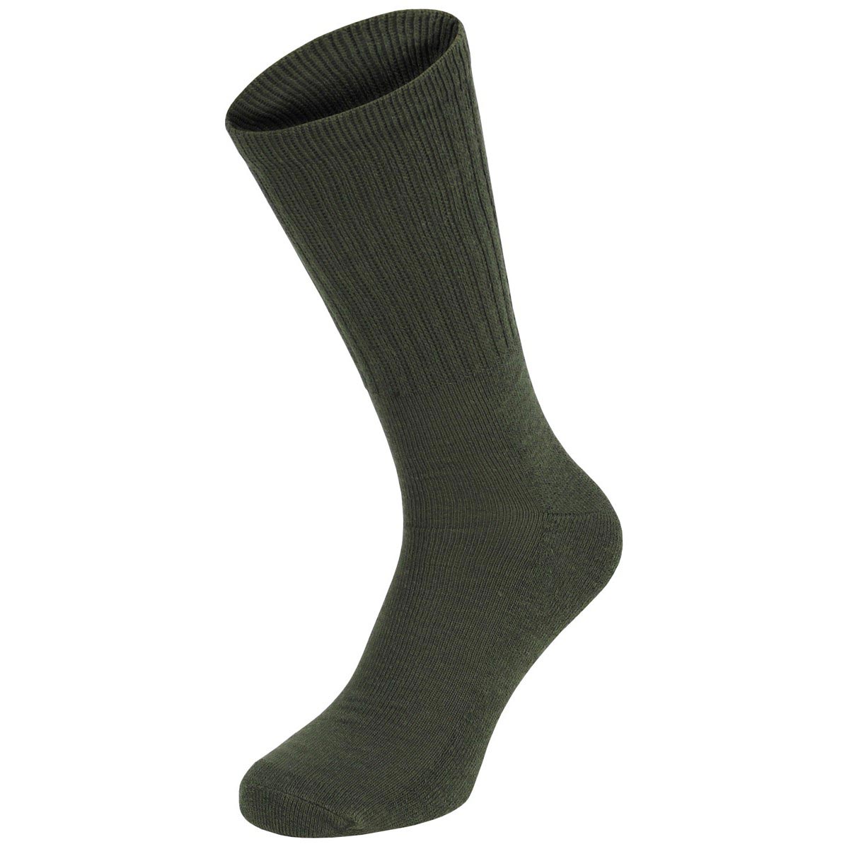 Oblique Sheer Socks Military Green