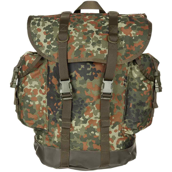 Camo German Military Surplus Backpack BACKPACK GERMAN ARMY COMBAT