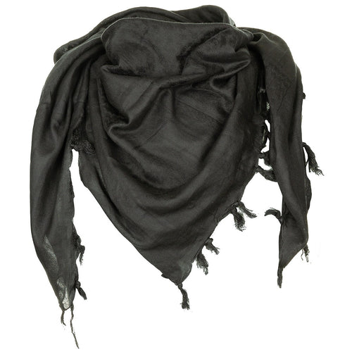 MFH Shemagh Scarf Supersoft Black - Free Delivery | Military Kit