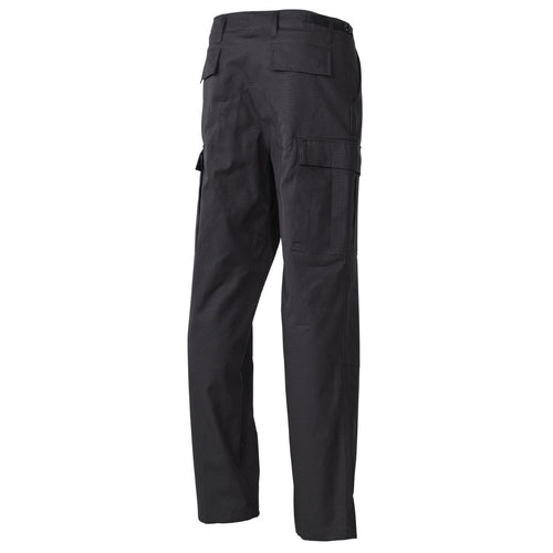 MFH Black Ripstop BDU Combat Trousers