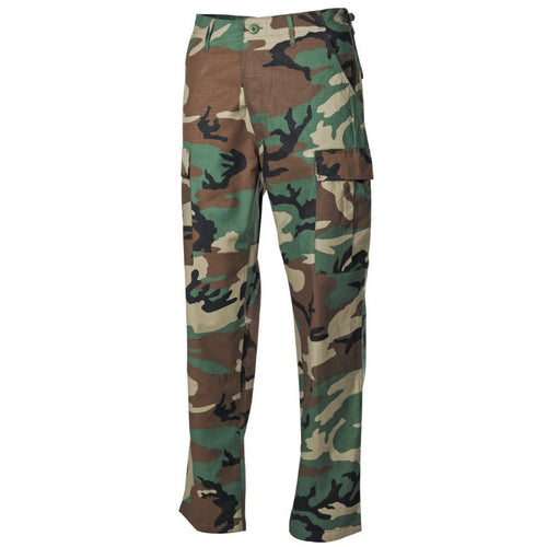 Woodland Camo Rip-Stop Tactical BDU Pants – GRANDPOPSARMYNAVY