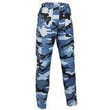 midnight blue camouflage combat trousers