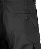 mil com mod police pattern trousers black rear pocket