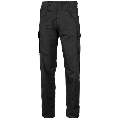 mil com mod police pattern trousers black front