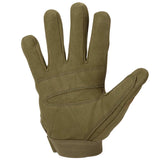 mil tec army gloves olive palm view