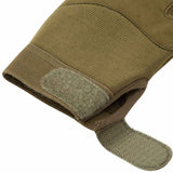 mil tec army gloves olive wrist closure