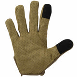 mil tec combat touch gloves olive drab palm view