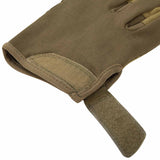 mil tec combat touch gloves olive drab wrist closure