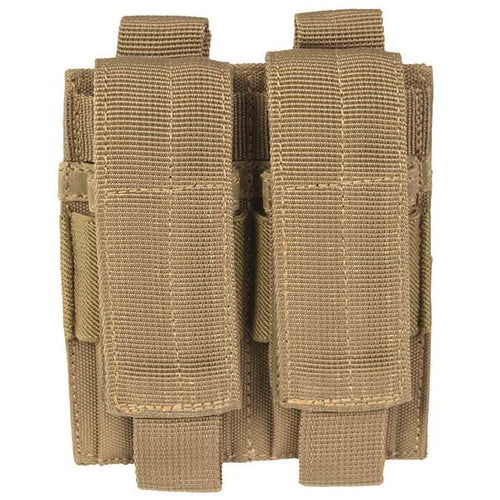 mil-tec double pistol mag pouch coyote