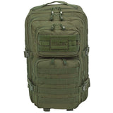 mil tec molle assault pack 36l olive front