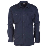 mil-tec navy blue ripstop field shirt
